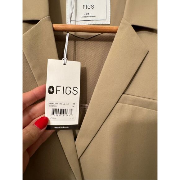 NWT Figs Bellevue Long Labcoat - Picture 5 of 14